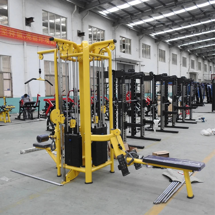 Fitness Equipment Weightlifting Gym Machine Multifunction Trainer Indoor 4 Station Machine - Sun Studio