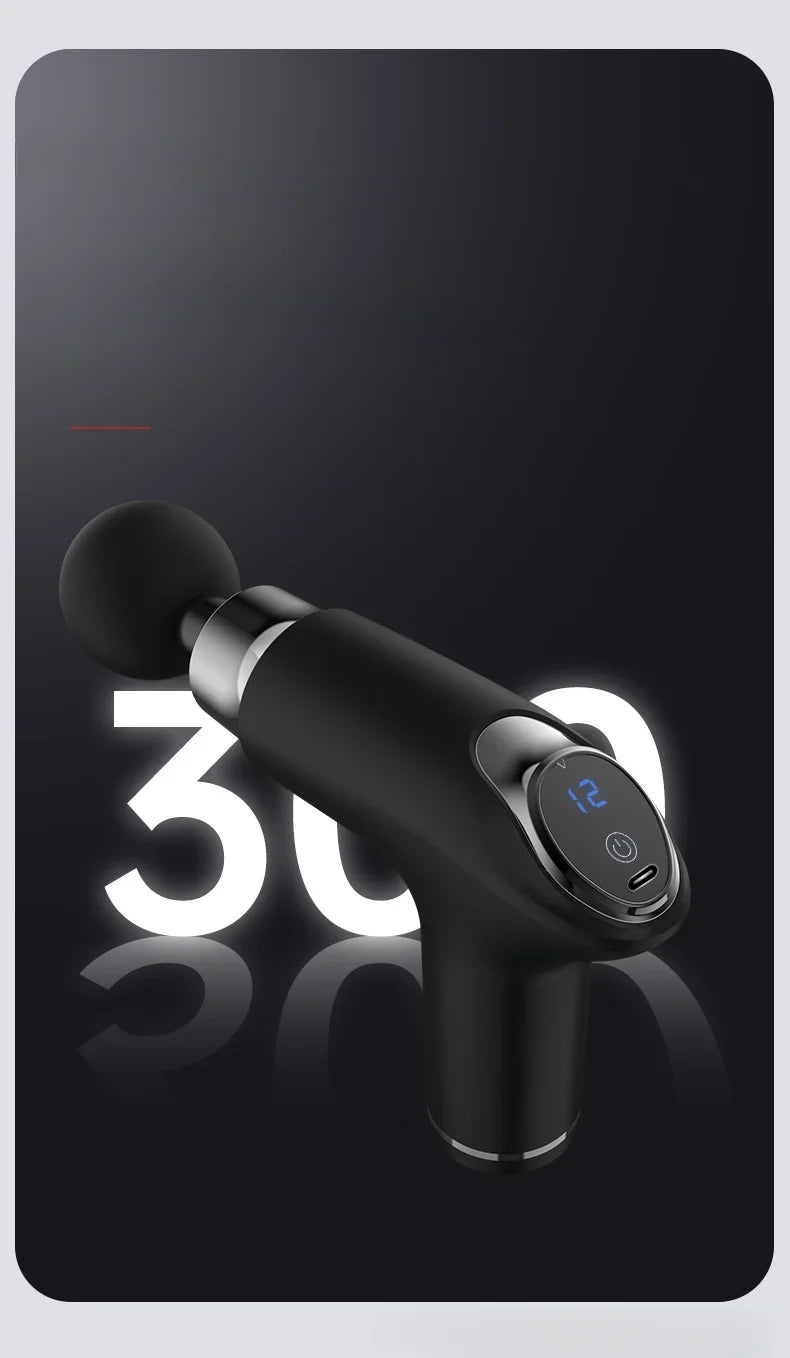 Fitness Relaxation Muscle Electric Intelligent Mini Massager Multi speed Variable speed Vibration Multi functional Fascia Gun - Sun Studio
