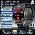 New ECG Laser Diagnosis Blood pressure Smart Watch Accurate Uric Acid Lipid Organ monitor Clock NFC Call Health Men Watches 2025 - Sun Studio
