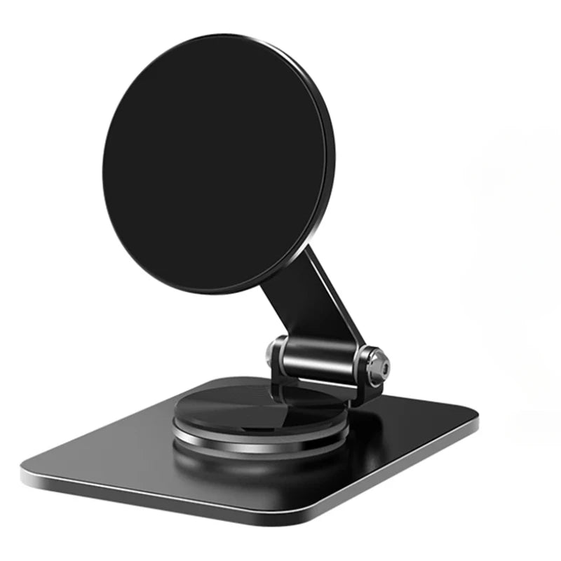 Folding Phone Holder Desktop Magnetic Phone Stand 360° Rotation Desktop Cell Phone Stand For iPhone 16 15 14 13 12 Pro Max Mount - Sun Studio
