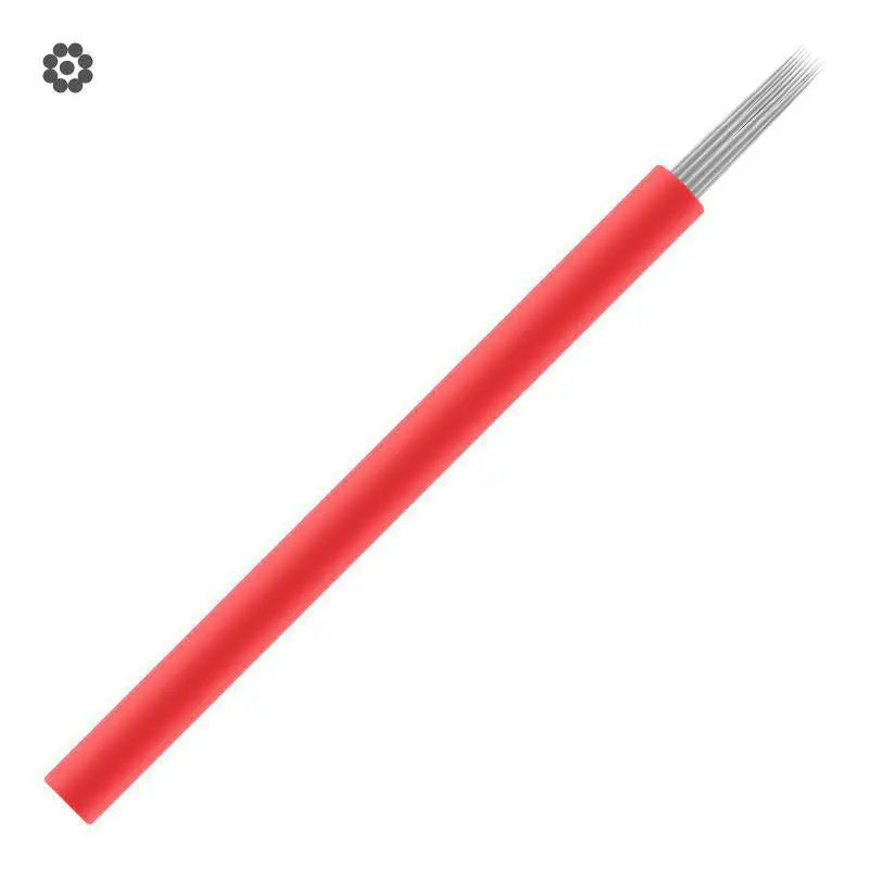 50Pcs Round Tattoo Needles Blades RS RL Microblading Permanent Makeup Fog Eyebrow Lip Needles Manual Pen Embroidery Needle - Sun Studio