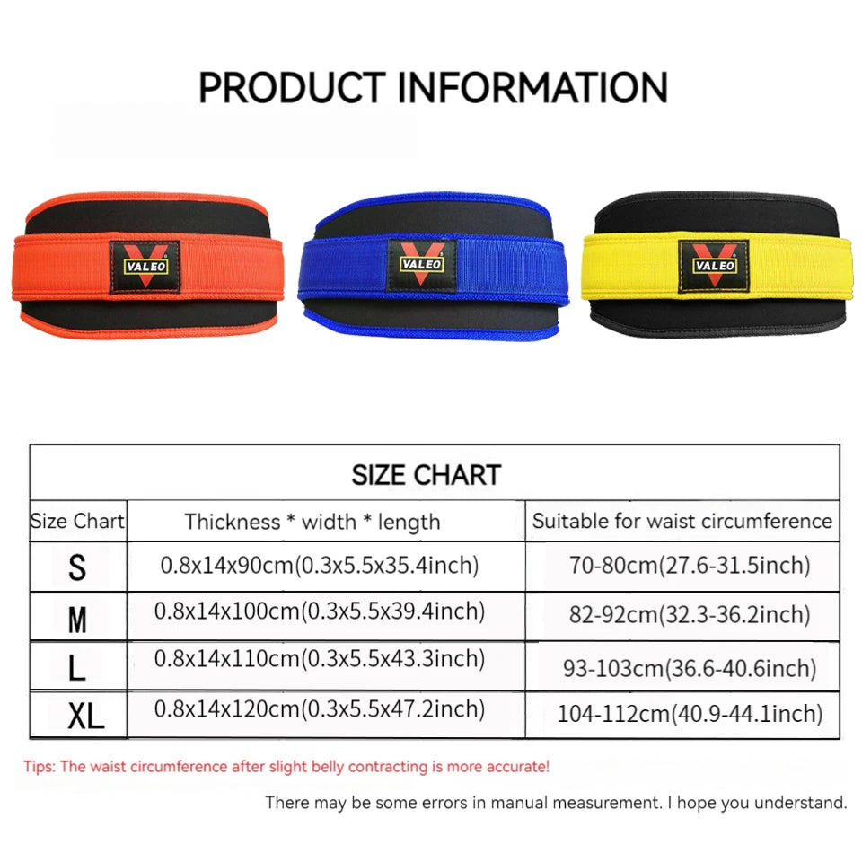 GOBYGO Weight Lifting Belts Gym Back Supports Gym Weights Cross Training Squatting And Pulling Exercise Waist Support Men Women - Sun Studio