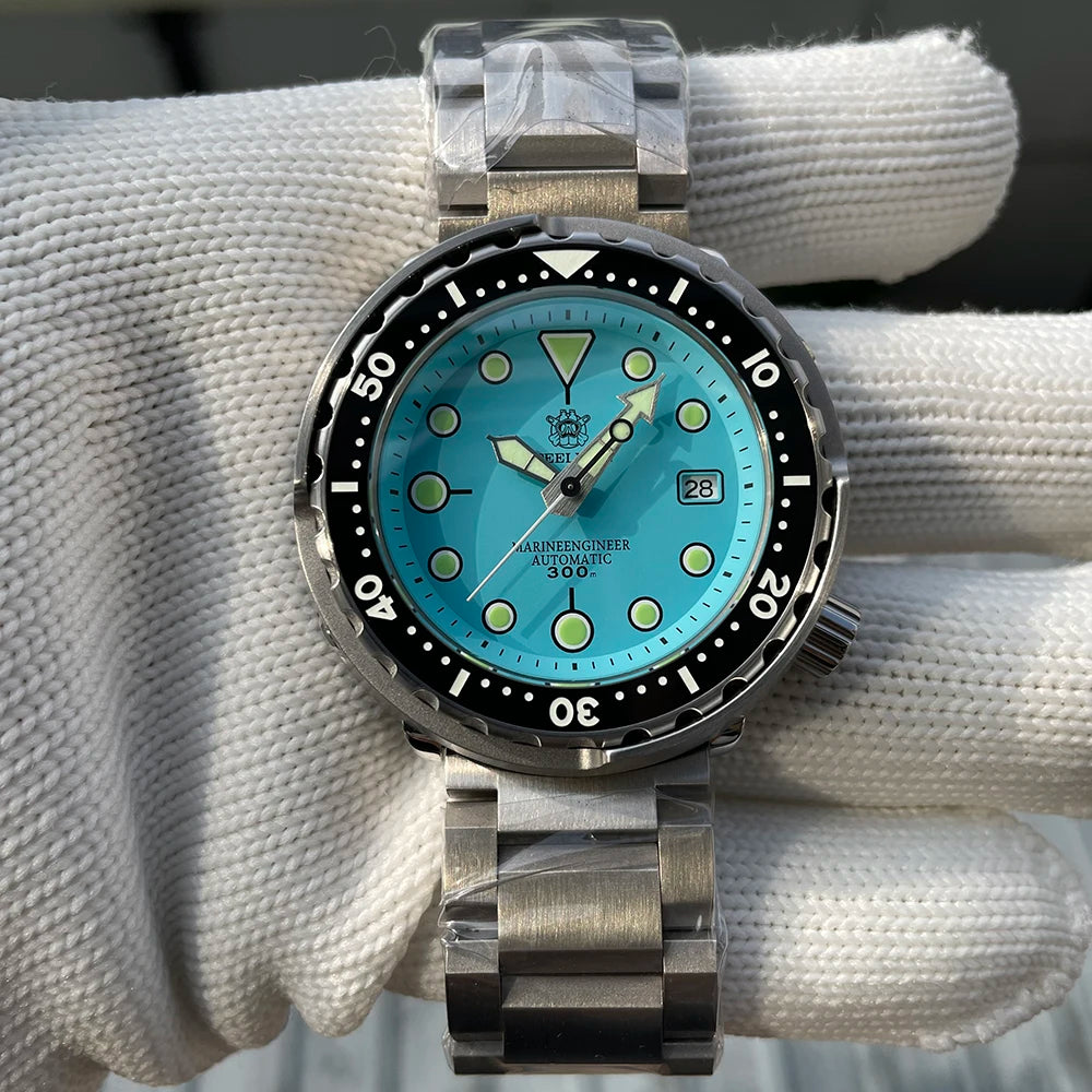 STEELDIVE SD1975 Luxury Automatic Watches Men Dive Watch 30Bar Waterproof Luminous Clock Sapphire Mirror Mechanical Wristwatch