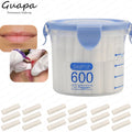 100PCS Disposable Lip Tattoo Skin Stretching Cotton Stick With Box Semi-Permanent Makeup Lip Embroidery Blush Recovery Tools - Sun Studio