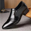 Business Men Dress Shoes Luxury Mens Dress Shoes Patent Leather Oxford for Men Oxfords Footwear High Quality Leather 2025 - Sun Studio