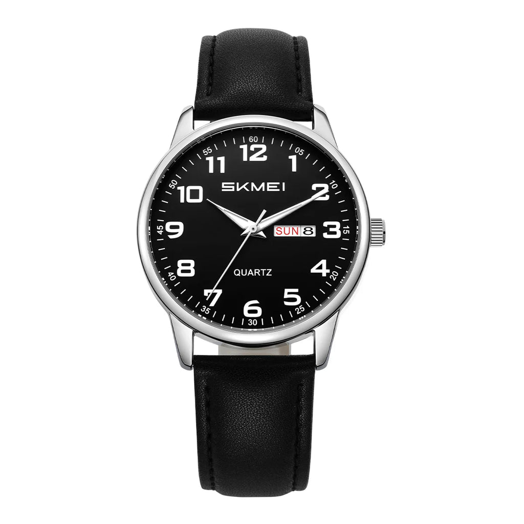 SKMEI Simple Movement Quartz Watches For Men Women Students Date Week Wristwatches Fashion Design Waterproof Watch Reloj Hombre - Sun Studio