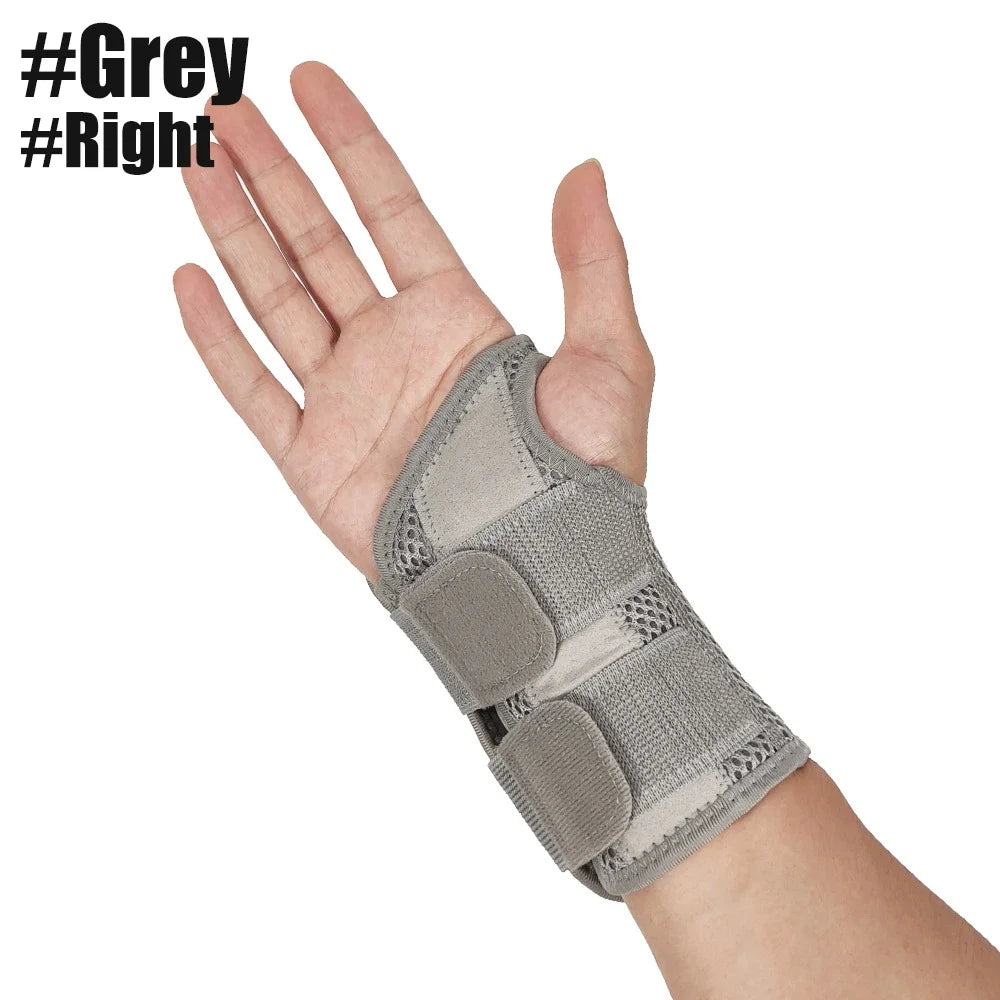 Fitness Thumb Wrist Brace Wraps Carpal Tunnel Arthritis Tendonitis Sprain Wrist Support Bandage Gym Home Sports Hand Protector - Sun Studio