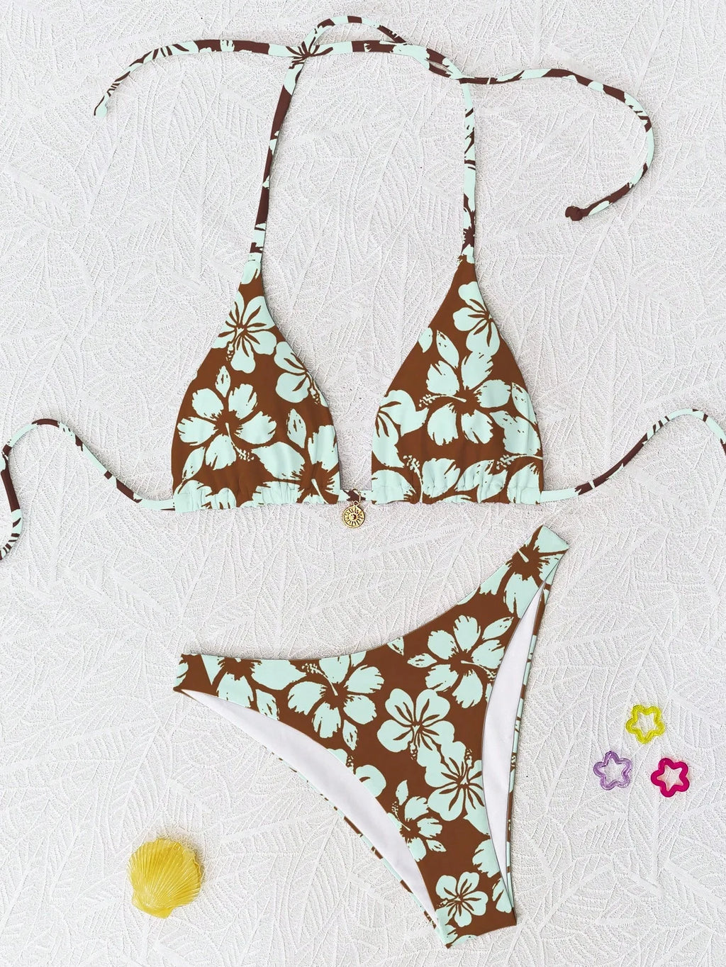 Micro Bikini 2026 Push Up Women Swimsuits Sexy Swimwear Brazilian Bikini Set Biquini Print Swimsuit Summer Brown Beachwear - Sun Studio
