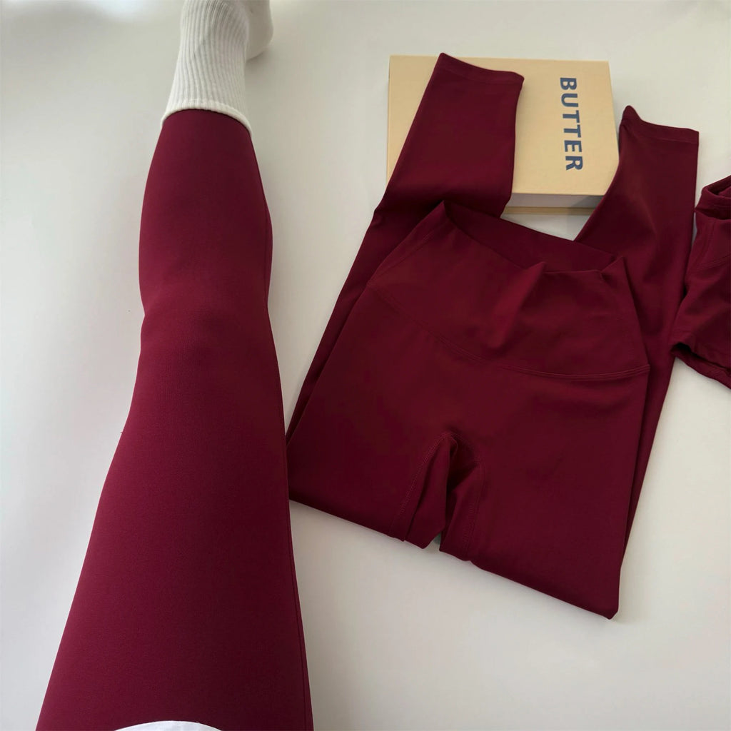 Women Gym Yoga Pants High Waist Naked feeling Running Cycling Leggings Breathable Sports Seamless Stretchy Fitness Yoga Pants - Sun Studio