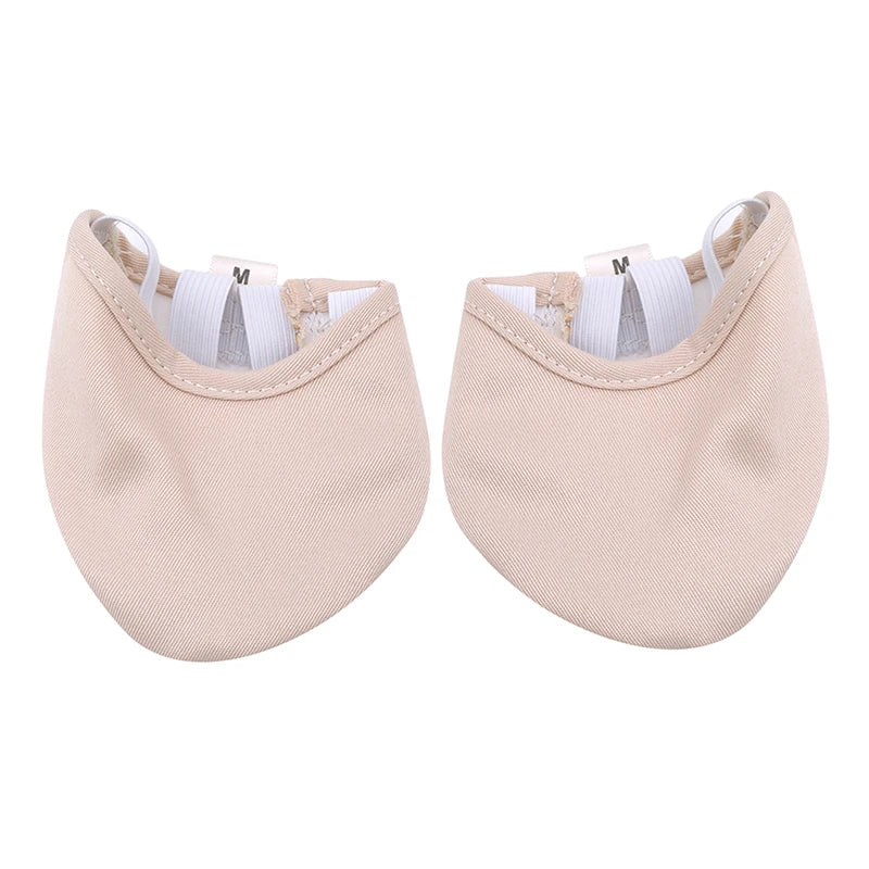 Half Length Rhythmic Gymnastics Equipment Soft Breathable Socks Knitted Sole Shoes Art Gym Child Adult Dancing Pads Insoles - Sun Studio