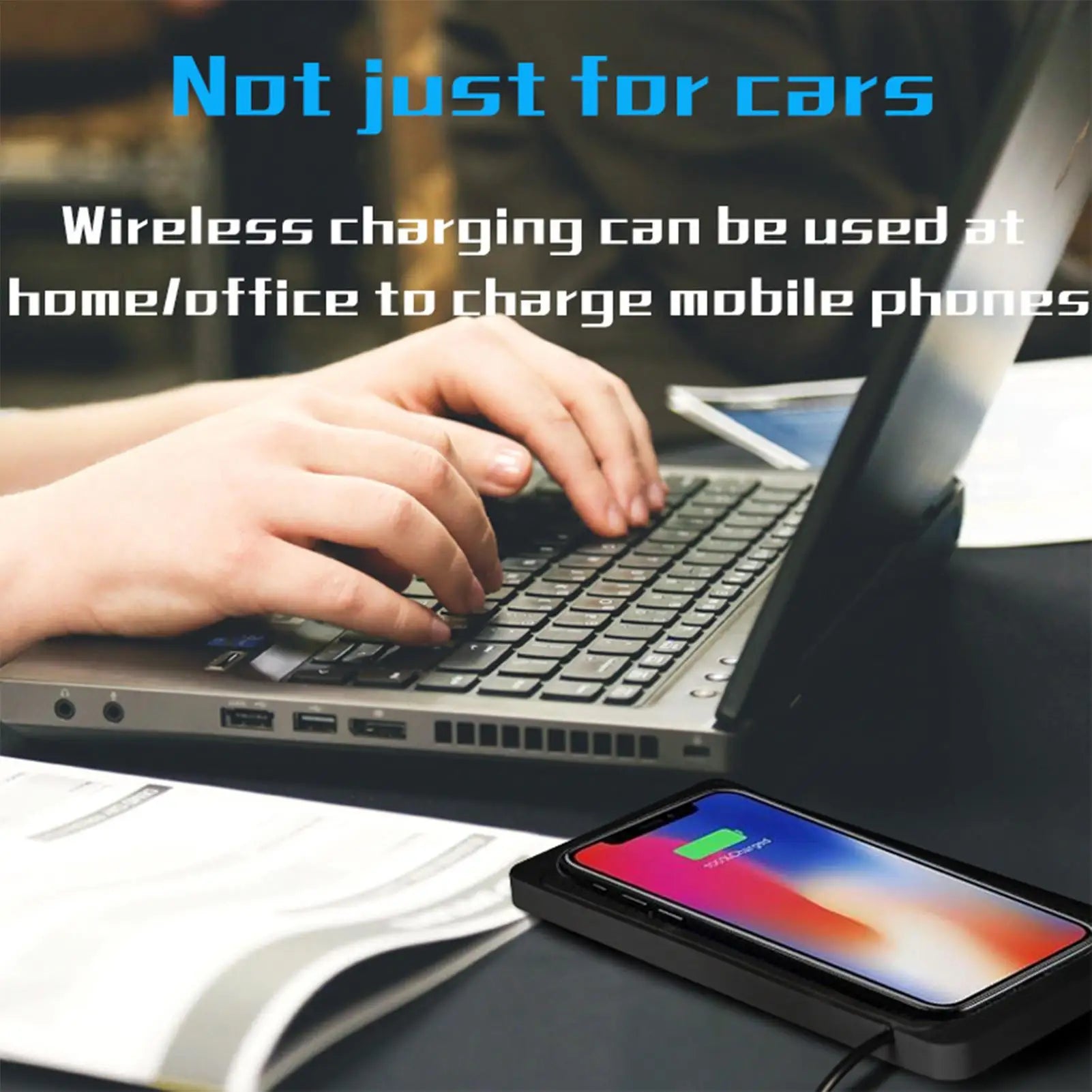 Wireless Phone Charger Wireless Car Charger Pad For Car 39 Inch Cable Automatic Sensing Non-Slip Charging Mat For Phone Vehicle - Sun Studio