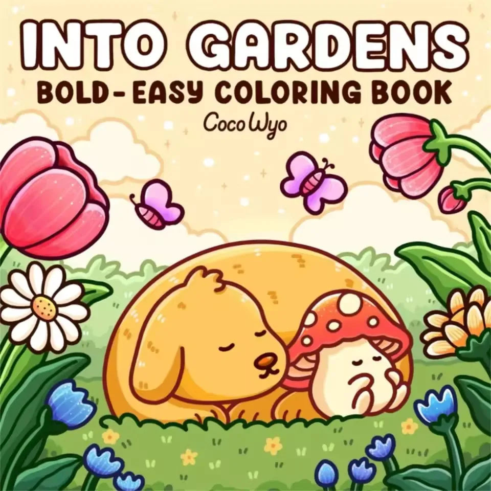 Cheekoo Cartoon Coloring Book Set for Teens, 120 Pages Art Therapy Gift, Creative Fun & Stress Relief Activity Book - Sun Studio