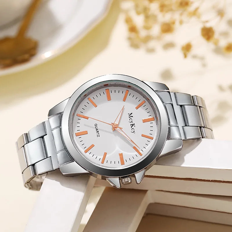 Men Watches Fashion British Style Business Stainless Steel Quartz Watch For Men Sports Wristwatch Relogio Masculino Hot - Sun Studio