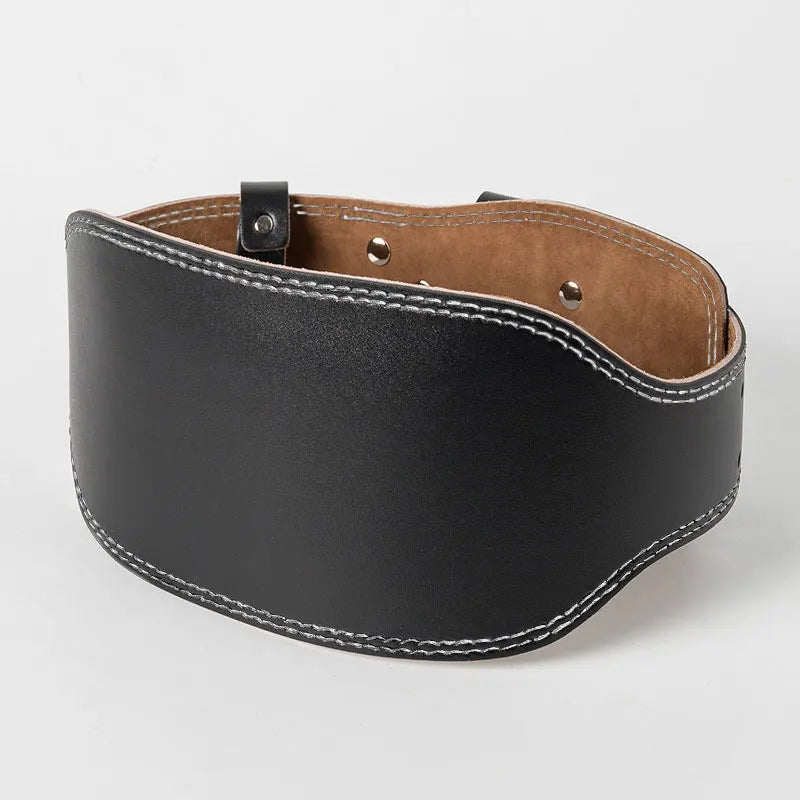 Squat Belt Professional Leather Fitness Belt Weightlifting Deadlift Fitness Waist Belt - Sun Studio