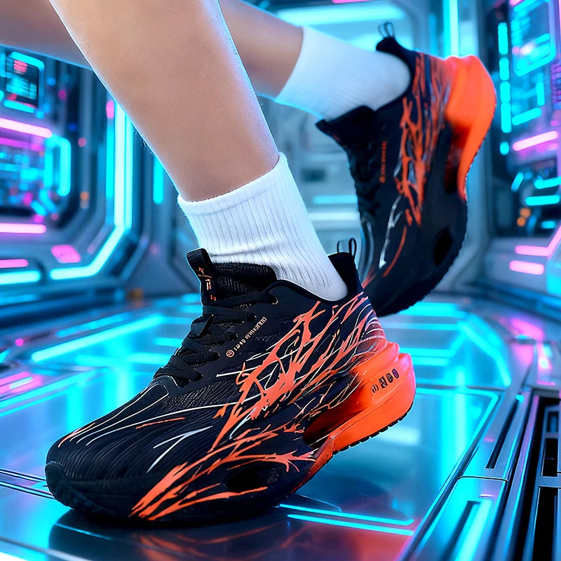Men Sport Shoes Professional Cushioned Carbon Plate Running Shoes Breathable Couple Casual Sneakers Marathon Athletic Footwear - Sun Studio