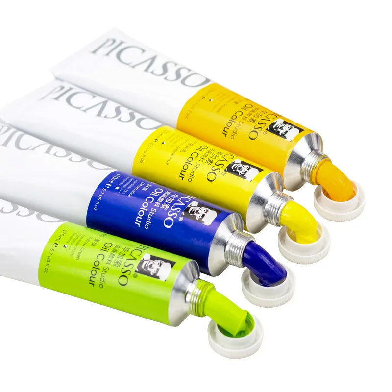 50/170ML Oil Painting Pigment for Beginners and Students Majoring In Fine Art Painting Creation Light-resistant Delicate Pigment - Sun Studio
