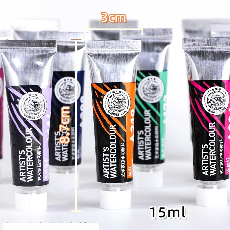 Rubens Master Layered Color Watercolor 15ml Tube Artist Professional Acuarela Beginner Painting Art Supplies Student Supplies - Sun Studio