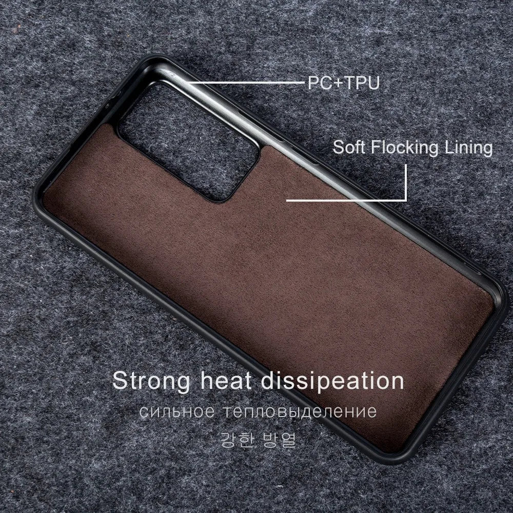 Full Wrapped Cowhide Genuine Leather Case For Xiaomi 12t Pro Mi12Pro 14Pro 13Pro 12SUltra 12Lite 11T Business Phone Cover Fundas - Sun Studio