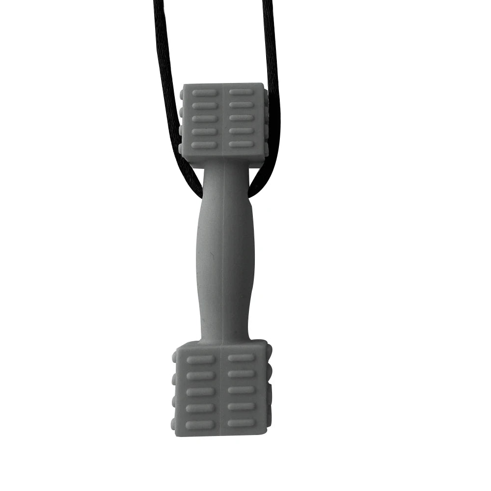 1pcs Silicone Teether Kids Chew Necklace Sensory Chewy Pendant Oral Motor Toys Therapy Tools for Autism ADHD chidren's goods - Sun Studio