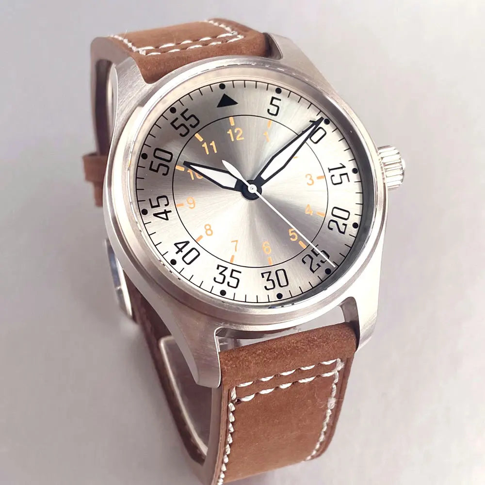 39mm Pilot Aviator Diving Watches Miyota8215 Automatic Mechanical Watch for Men 20BAR Waterproof Sapphire Crystal 316L Steel - Sun Studio