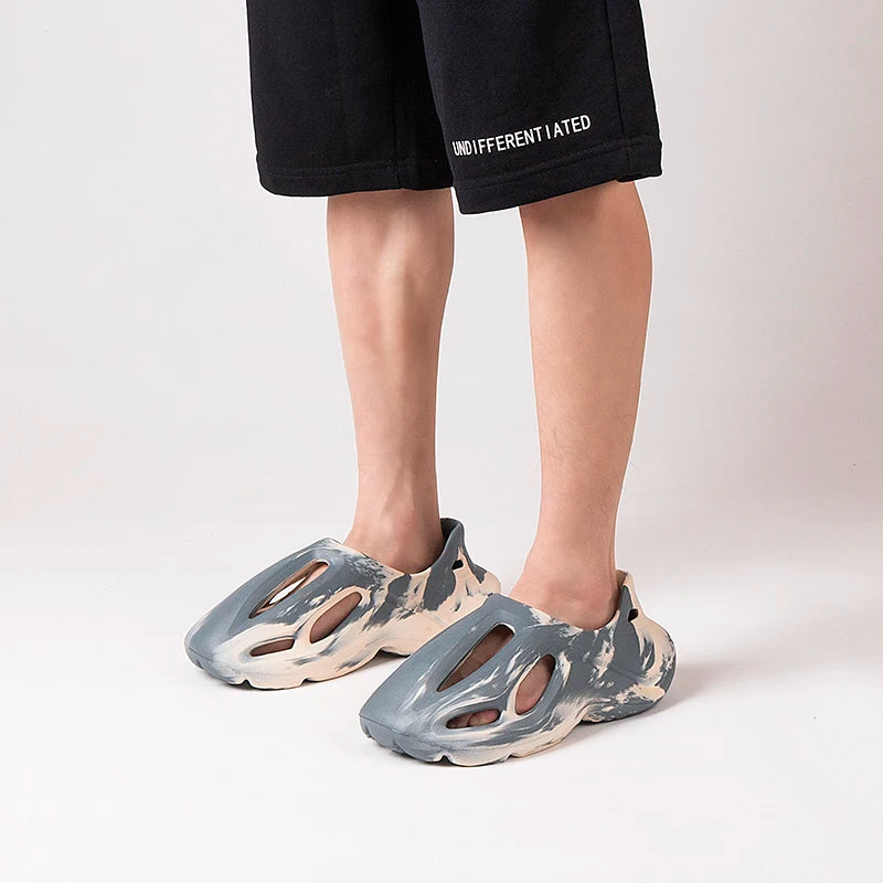 Summer Men Women Slippers Camouflage Platform Outdoor Clogs Shoe Beach Sandals Male Soft EVA Indoor Home Slides Lover Flip Flops
