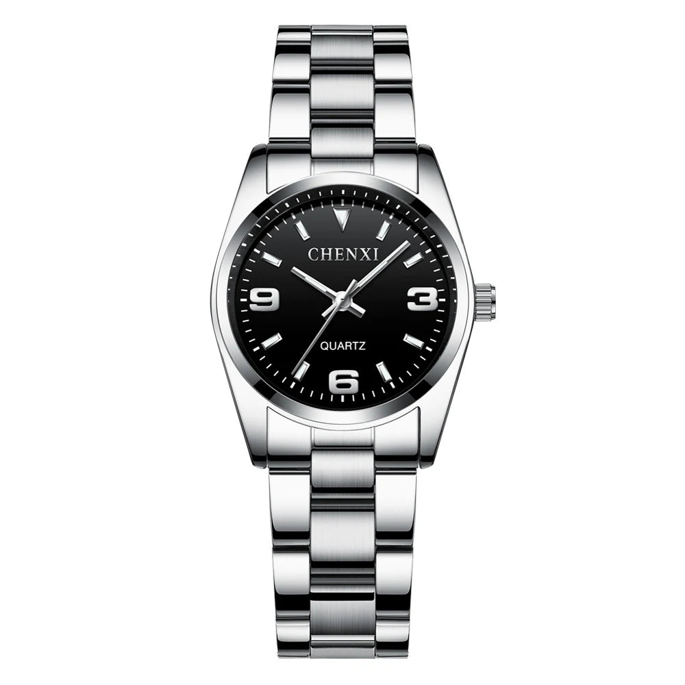 6 Colors CHENXI Brand Watch Luxury Women's Casual Watches Waterproof Watch Women Fashion Dress Rhinestone WristWatch CX021B - Sun Studio