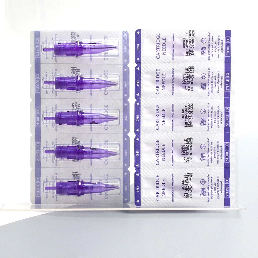 50pcs/box Mix Size Disposable Tattoo Cartridges Needle 3RL+5RL+7RL+9RL+5RS+7RS+9RS+9RM+11RM+7M1 For Tattoo Machine Pen - Sun Studio