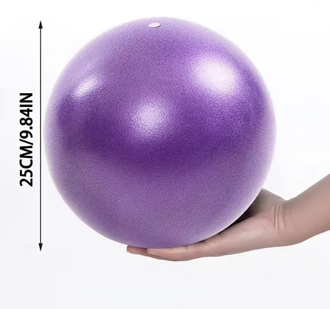 25cm Yoga Ball Exercise Gymnastic Fitness Pilates Ball Balance Exercise Gym Fitness Yoga Ball Indoor Training Yoga Ball Core - Sun Studio
