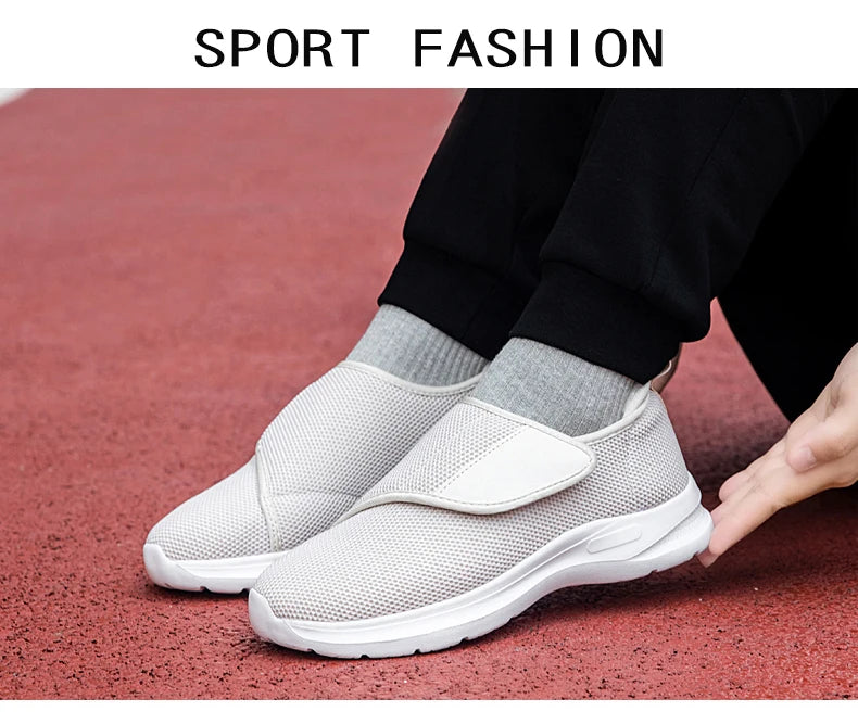 Winter Women Orthopedics Wide Feet Swollen Walking Casual Shoes Thumb Eversion Adjusting Soft Comfortable Diabetic Man Shoes - Sun Studio