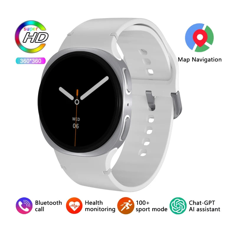 Smartwatch 8 Mini Watch GPS Track Smart Watches For Men Women Sports Heart Rate Bluetooth Call NFC IP68 Waterproof Compass Band - Sun Studio