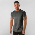 Fitness T-Shirt Men Bodybuilding Short Sleeve Sport Running T-shirt Men Sportswear Workout Shirts Male Men Gym Summer Tops Tee - Sun Studio