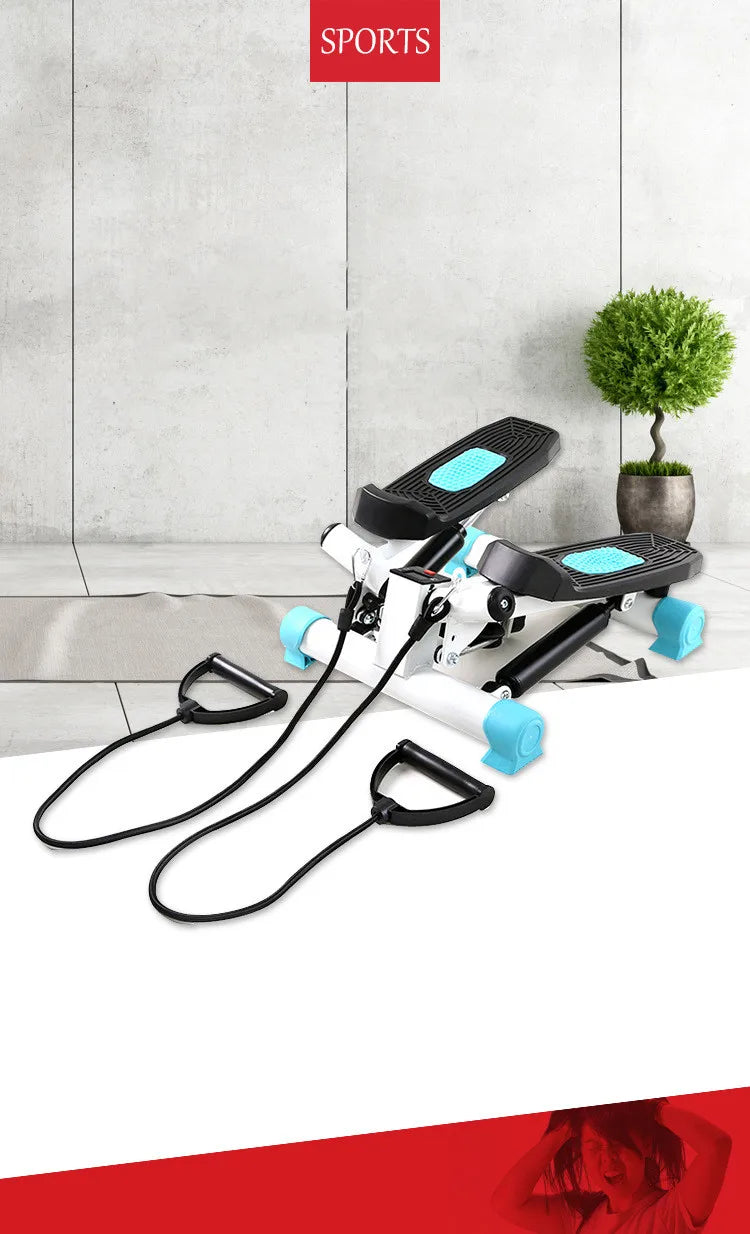 Gym Equipment Leggings Stepper Exercise Fitness Mini Twist Stepper Machine With Resistance Band - Sun Studio