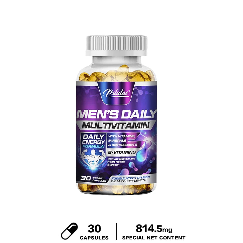 Men's Multivitamin Supplement - Provides Energy and Endurance Supports Heart, Brain Health and Vitality - Sun Studio