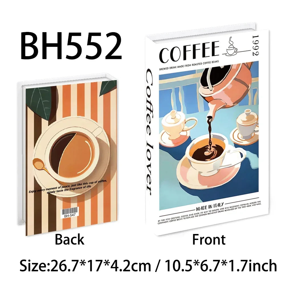 Colorful Travel Series Fake Books For Home Decor Coffee Table Ornaments Fashion Decoration Books for Living Room Amalfi Italy