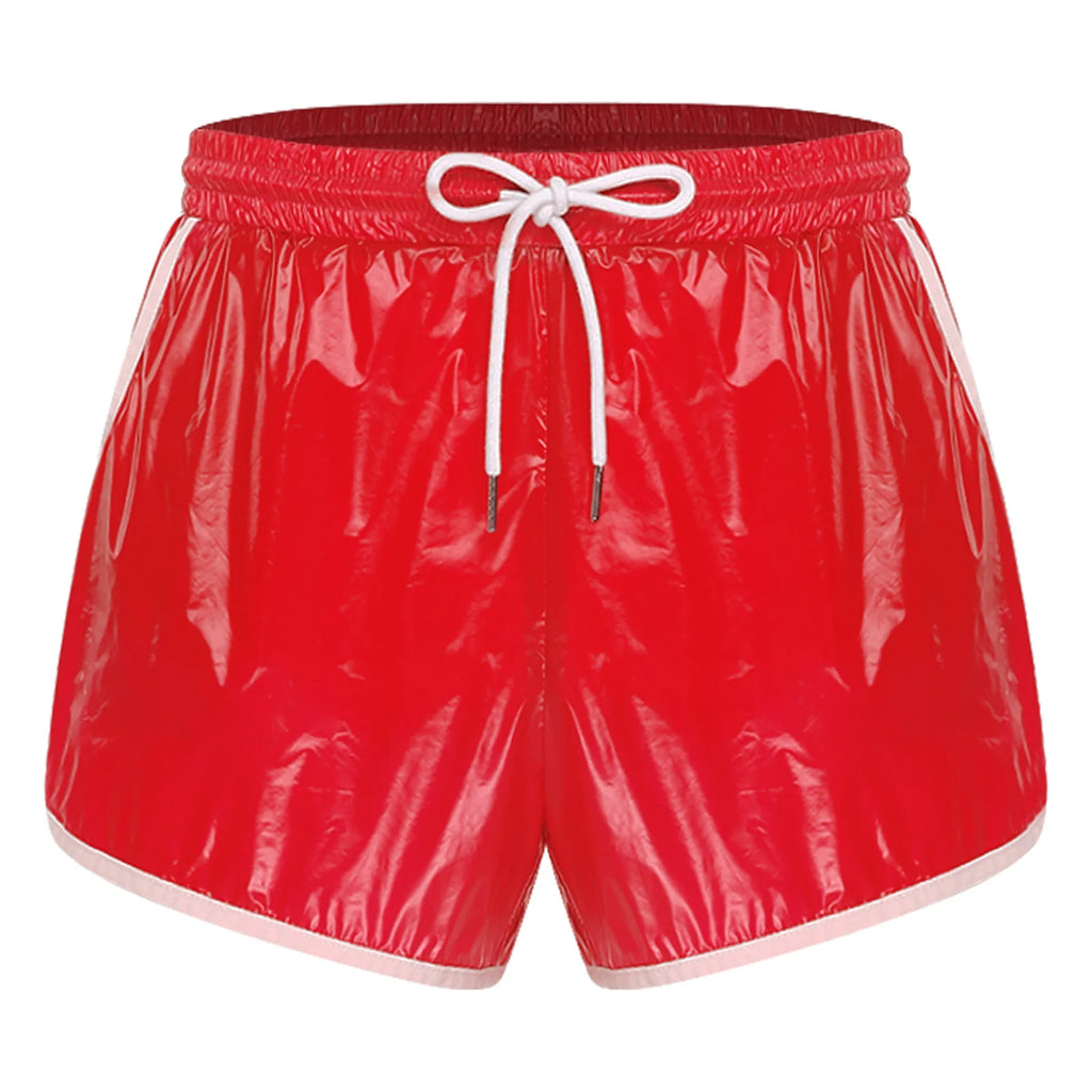 Mens Swimsuit Drawstring Seams Swim Shorts with Pockets Waterpoof Swimming Trunks Shorts Elastic Waistband Swimming Bathing Suit - Sun Studio