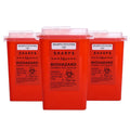 1L Plastic Tattoo Waste Box Medical Supplies Sharp Container Disposable Microblading Sharps Needle Tips Accessories - Sun Studio