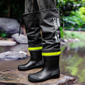 Men's Rain Boots Fashion High-Top Rain Boots for Outer Wear Long-Tube Waterproof and Non-Slip Couple Style Outdoor Fishing Boots - Sun Studio