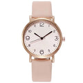 Women Watches Ladies Casual Arabic Numbers Leather Analog Quartz Watch - Sun Studio