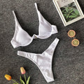 sexy mini thong micro bikinis sets swimsuit beachwear lady's underwired push up underwired swimwear bather bathing suits biquini - Sun Studio