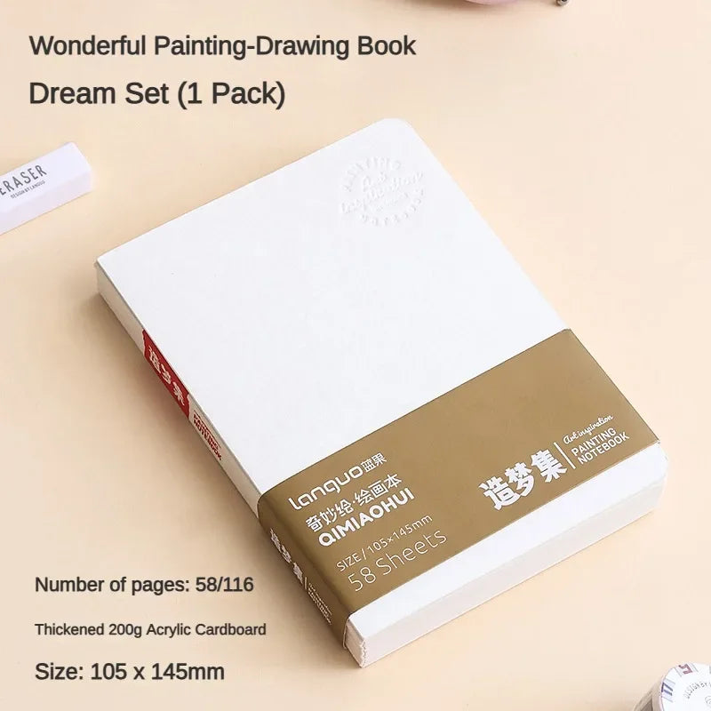 Multiple Specificacations WaterColor Sketchbook 58 Sheet Thickening 200g Drawing Notebook for Drawing Painting Book Art Supplies