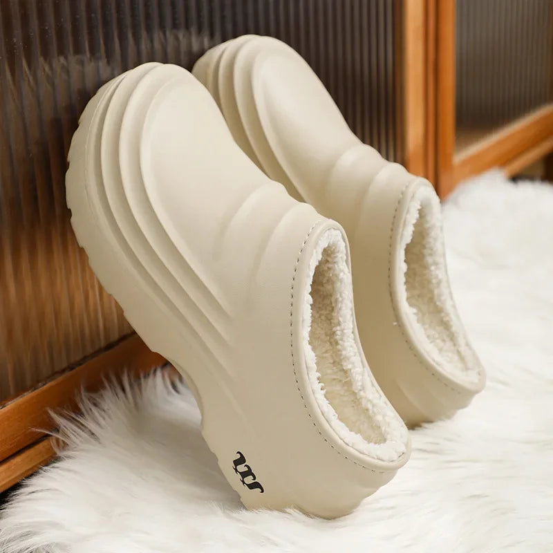 Waterproof Cotton Chef Shoes For Men Anti-Slip Work Footwear Warm Comfortable Kitchen Specialized Shoes With EVA Outsole - Sun Studio