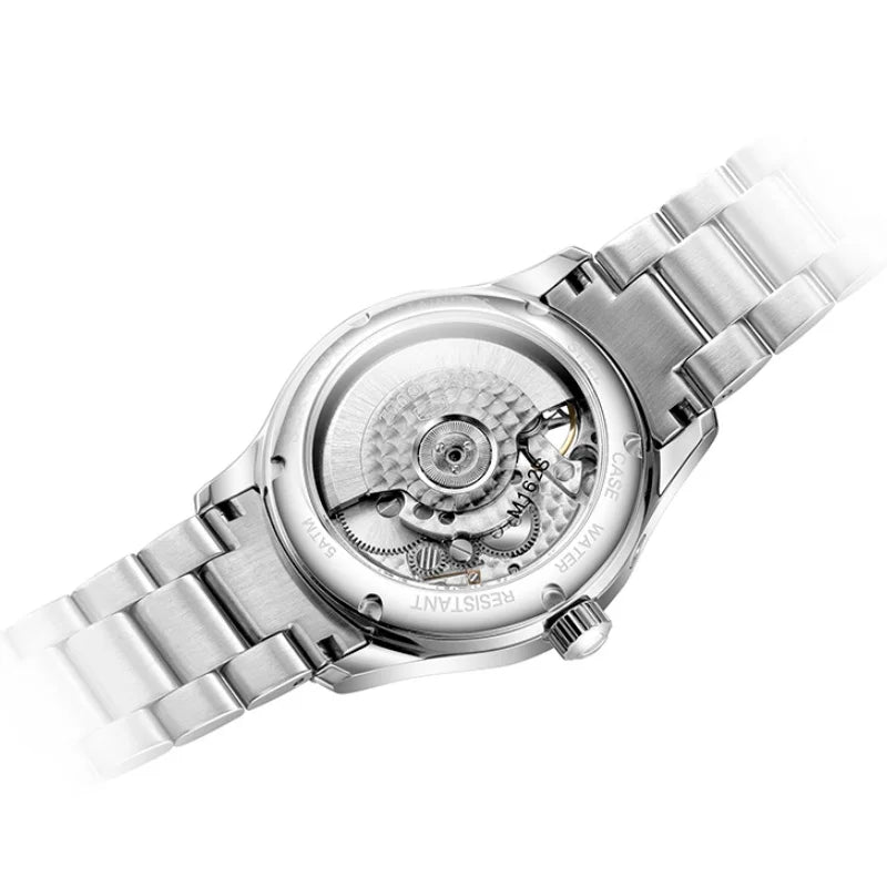 Sea-Gull Mechanical Men's Watch Hollow Flywheel Automatic Watch Multifunction 316L Stainless Steel Calendar Brand Watches M160S - Sun Studio