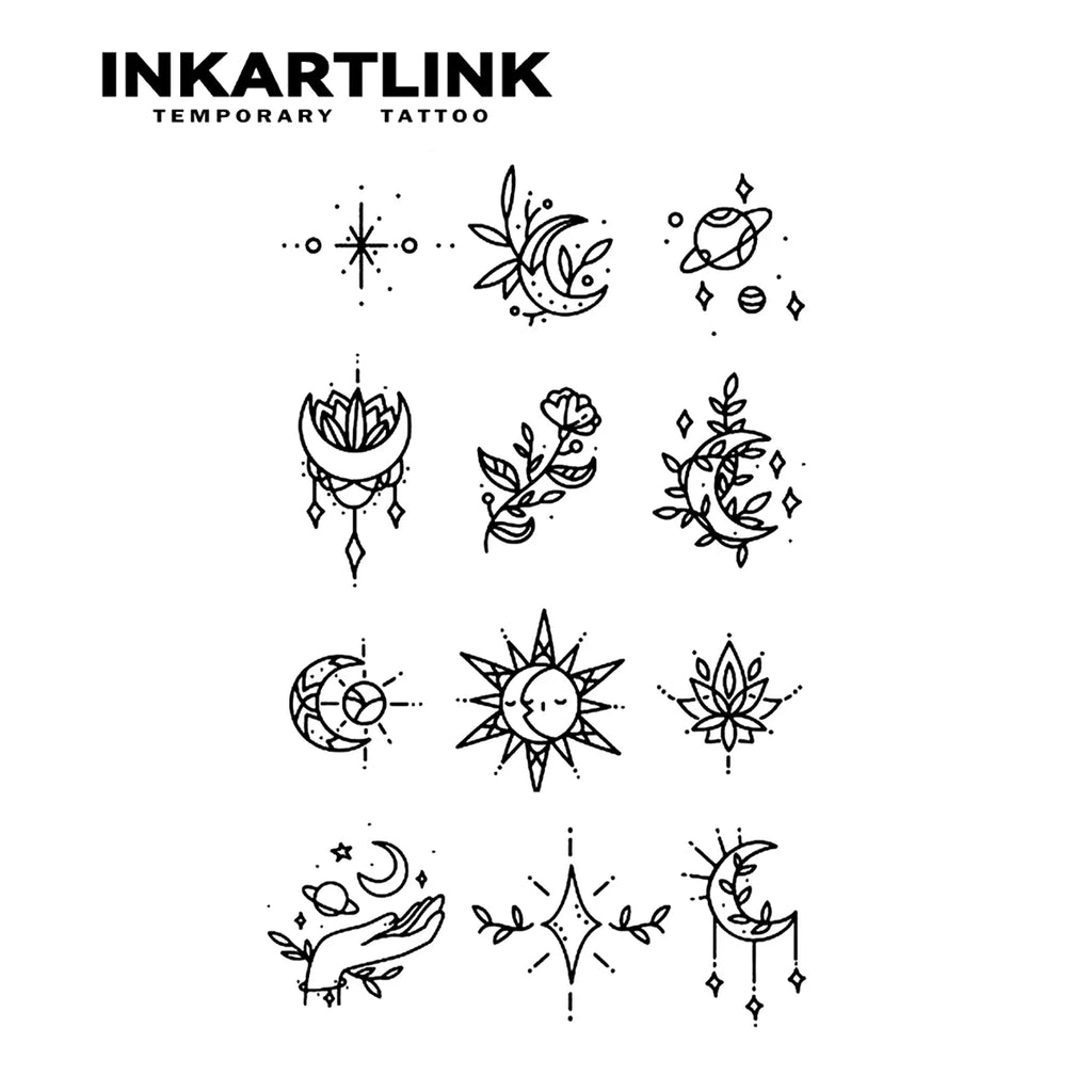 Henna Finger Tattoo (9) Temporary Tattoo,Lasts To 15 Days New Technology Magic Waterproof Semi Permanent Sticker. - Sun Studio
