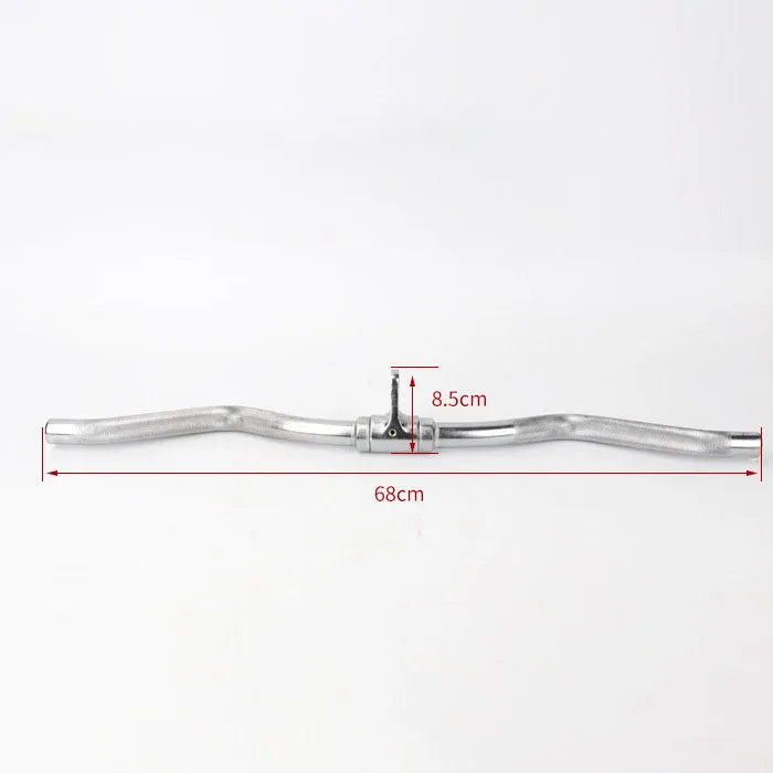 Gym Home Equipment Accessories Lat Pull Down Bar，Chrome-plated Surface Anti-rust High Load-bearing Fitness Tricep Rope Training - Sun Studio