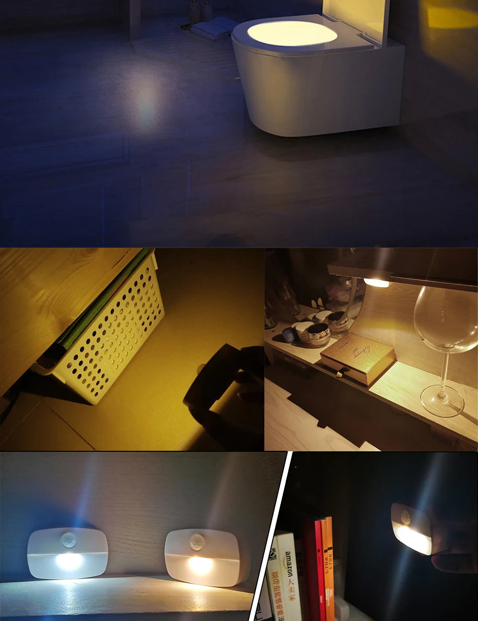 LED Night Light Motion Sensor Night Lamp Room Decor Lamp Bedside Led Lamp With EU Plug Led Lights For Closet Bedroom Home Decor - Sun Studio