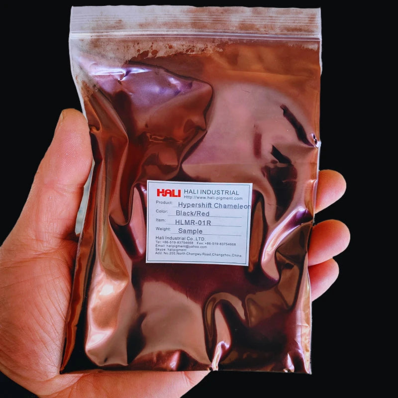 1G/Jar Super Chameleon Automotive Paint Pigment Powder Hypershift Chameleon Pigment Colorshift Blue/Red/Purple Item:HLMR-46