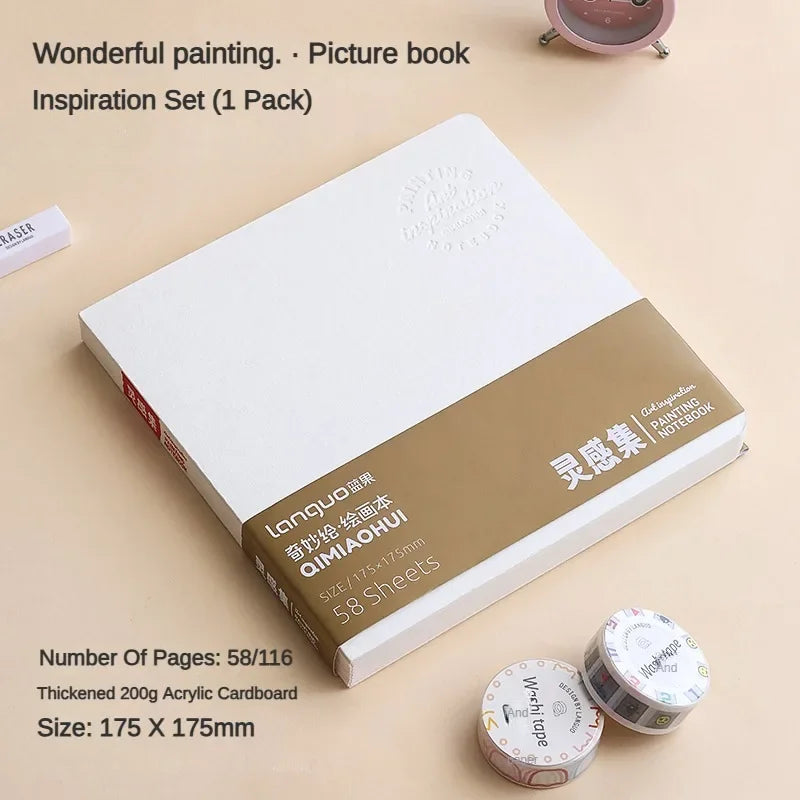 Multiple Specificacations WaterColor Sketchbook 58 Sheet Thickening 200g Drawing Notebook for Drawing Painting Book Art Supplies