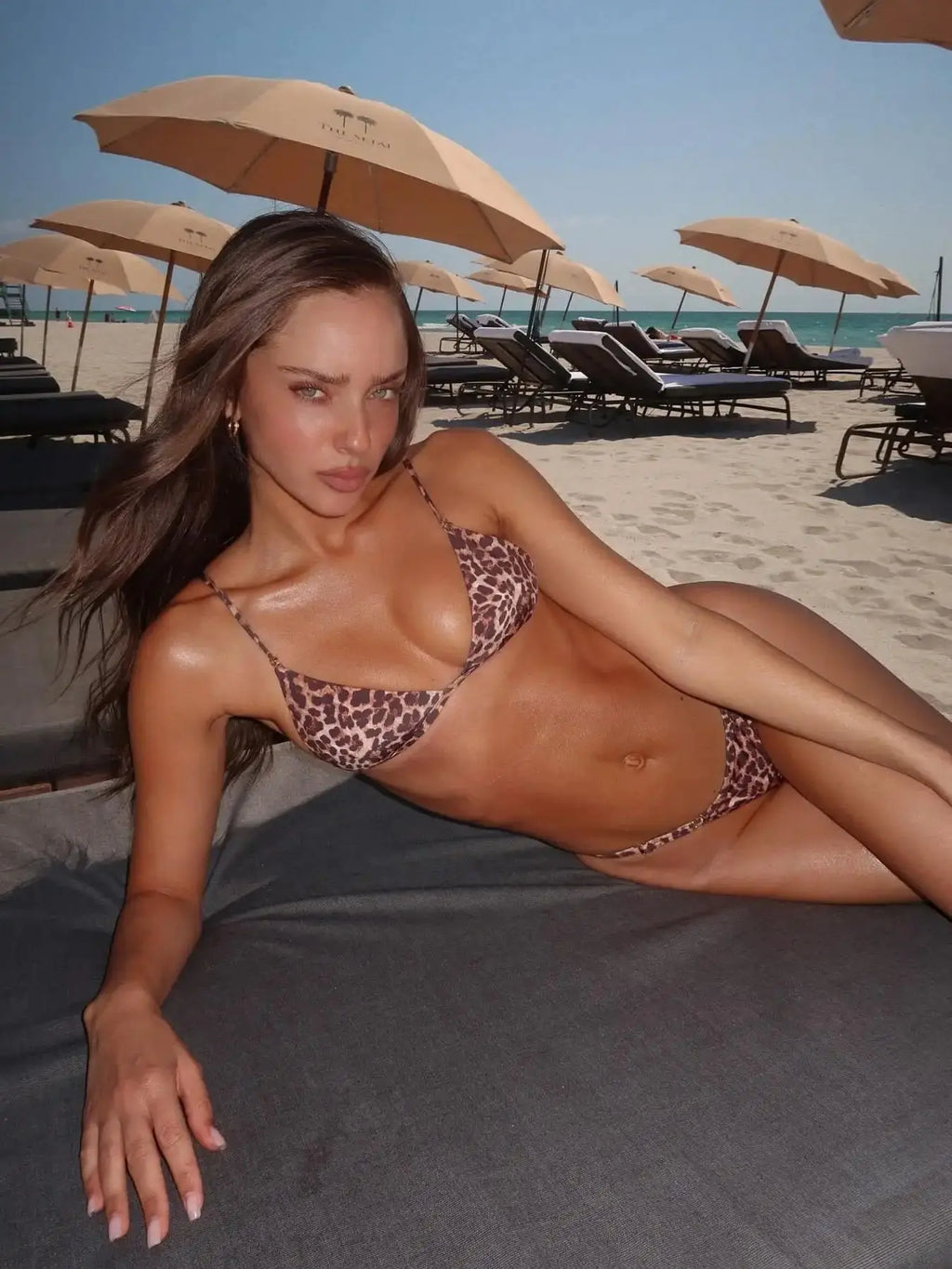 3 Pcs Leopard Bikini Swimsuit with Cover Up kimonos Swimwear Women Bathing Suit Bandage Bikini Set Swimming Suits Biquini - Sun Studio