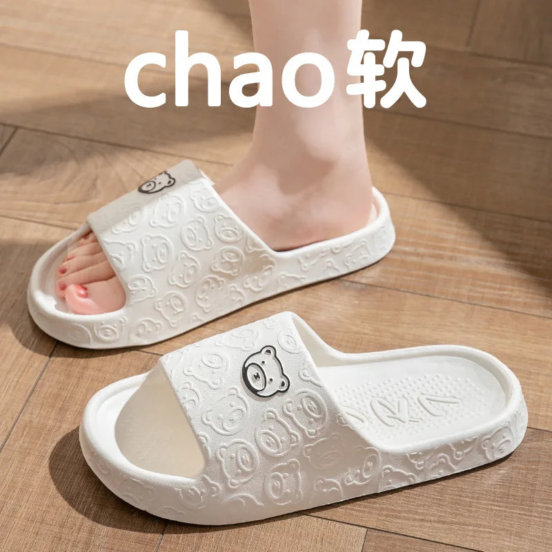 Anti-slip Indoor Toilet Slippers Bathroom Home Use Wearing a Slug Outside Living Room Slippers New Summer House Shoes Slipper - Sun Studio