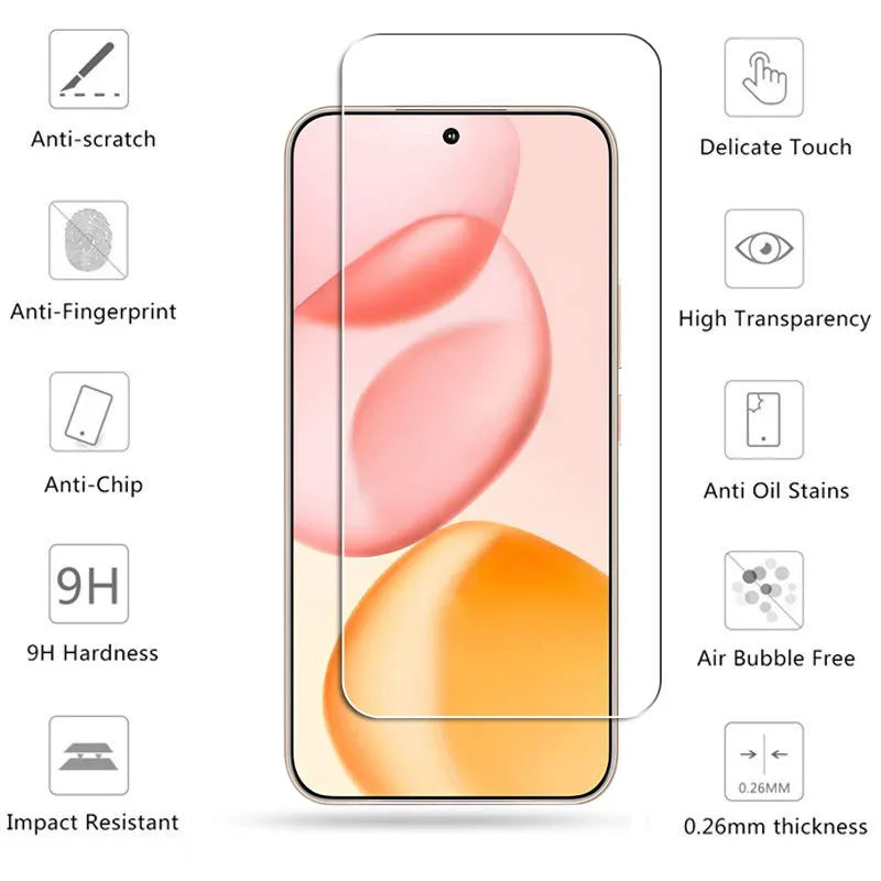 6in1 Glass For Honor 400 Tempered Glass Honor 400  Screen Glass Screen Protector HD Protective Phone Lens Film For Honor 400 - Sun Studio